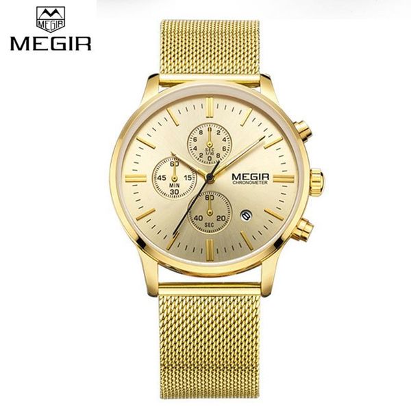 wristwatches men luxury business chronograph watch 6 hand quartz analog date waterproof stainless steel wristwatch megir 2011, Slivery;brown
wristwatches men luxury business chronograph watch 6 hand quartz analog date waterproof stainless steel wristwatch megir 2011, Slivery;brown