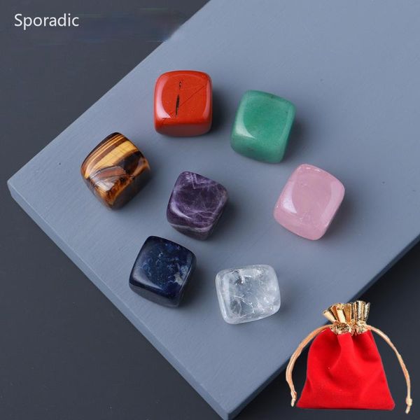 decorative objects & figurines sporadic 7pcs/set natural mineral tumbled stone quartz rock healing chakra reiki crystal beads point garden d
decorative objects & figurines sporadic 7pcs/set natural mineral tumbled stone quartz rock healing chakra reiki crystal beads point garden d