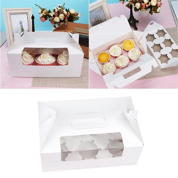 gift wrap 8pcs 6 cavity cupcake box dessert treat holder portable paper containers bakery cake carriers (white)
gift wrap 8pcs 6 cavity cupcake box dessert treat holder portable paper containers bakery cake carriers (white)