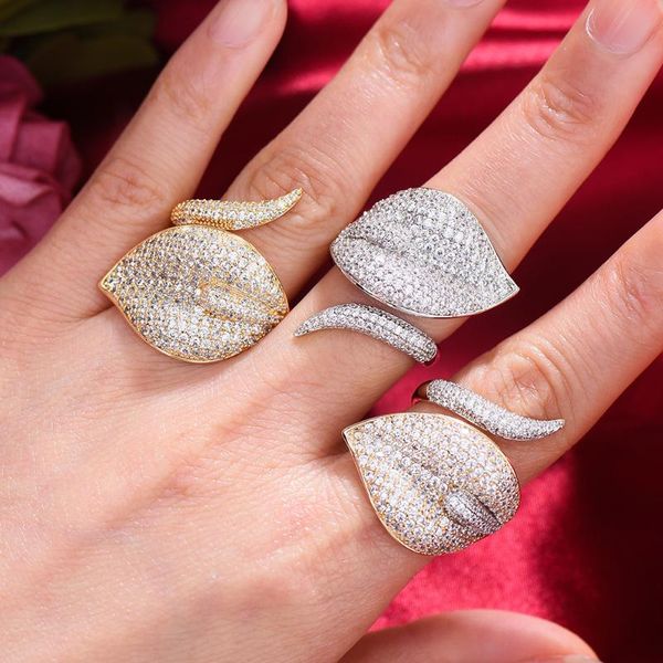 wedding rings godki 2021 trendy lily flower big bold statement finger for women cubic zircon beads charm ring bohemian beach jewelry, Slivery;golden
wedding rings godki 2021 trendy lily flower big bold statement finger for women cubic zircon beads charm ring bohemian beach jewelry, Slivery;golden