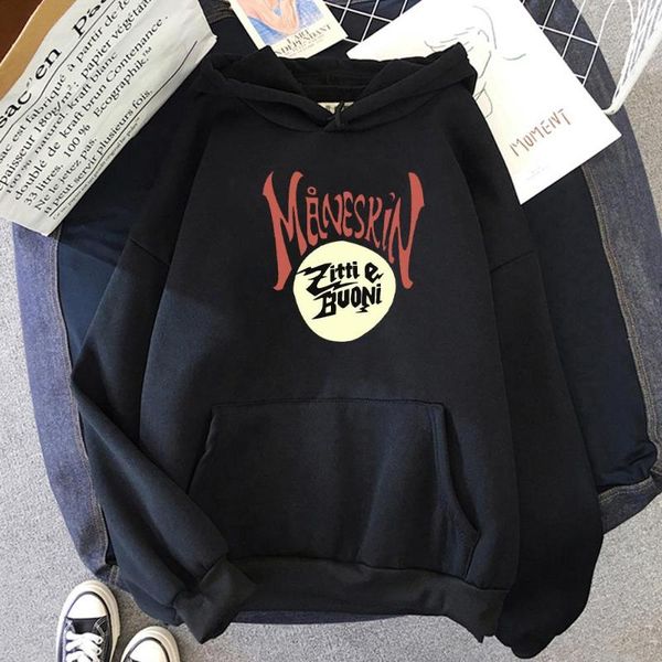 men's hoodies & sweatshirts italian band group maneskin long sleeve hoodie men women pullover harajuku aesthetic graphics fashion casua, Black
men's hoodies & sweatshirts italian band group maneskin long sleeve hoodie men women pullover harajuku aesthetic graphics fashion casua, Black