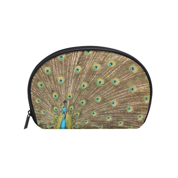 fengju multifuncition shell cosmetic bag purse half moon hanging travel toiletry pouch for girls woman peacock bags & cases
fengju multifuncition shell cosmetic bag purse half moon hanging travel toiletry pouch for girls woman peacock bags & cases