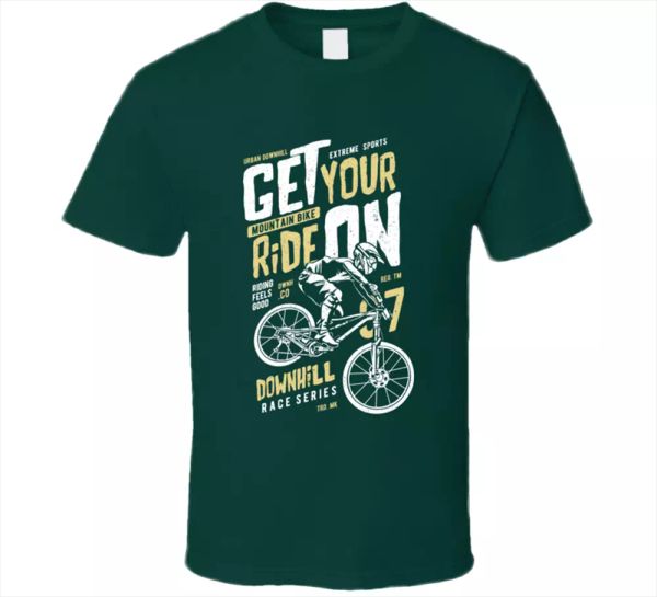 get your ride on mountain bike speed sport dangerous vintage men's t-shirts new, White;black
get your ride on mountain bike speed sport dangerous vintage men's t-shirts new, White;black