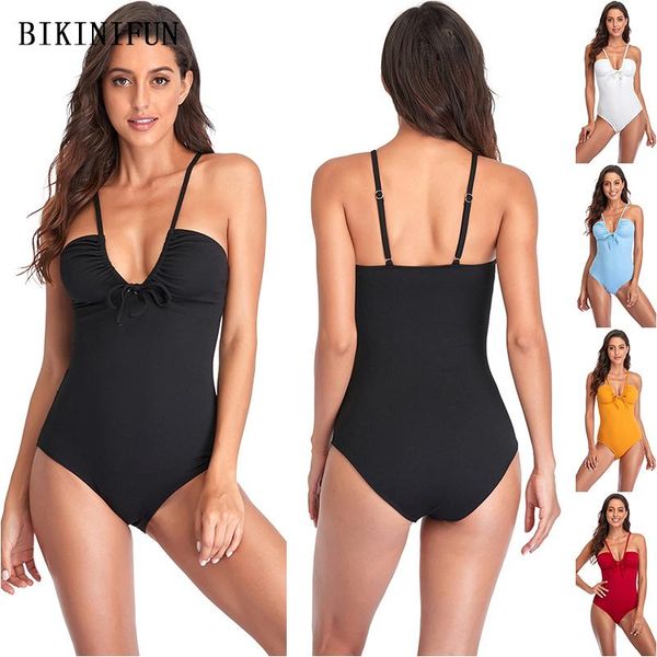 smocked beachwear women drawstring one piece suit solid color monokini s-2xl girl v neck swimsuit backless swimwear two-piece suits
smocked beachwear women drawstring one piece suit solid color monokini s-2xl girl v neck swimsuit backless swimwear two-piece suits