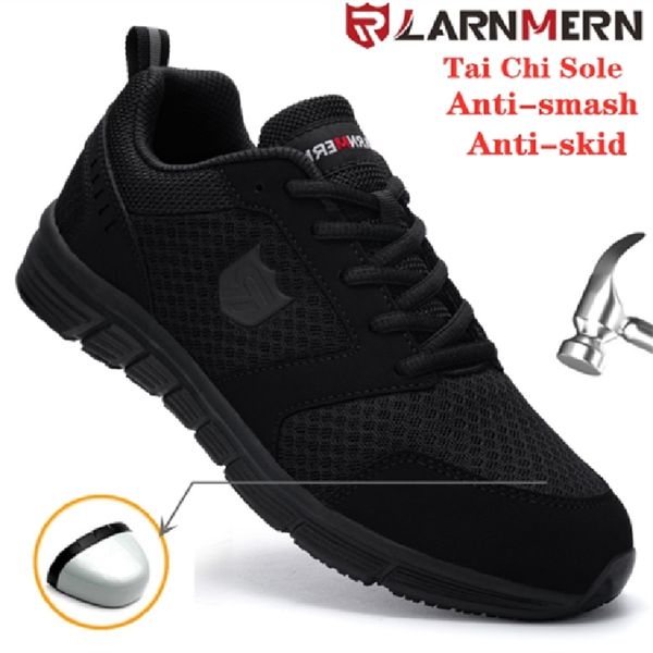 larnmern men's work safety shoes breathable taichi technology shoes anti-smashing non-slip construction sneaker 210923, Black
larnmern men's work safety shoes breathable taichi technology shoes anti-smashing non-slip construction sneaker 210923, Black