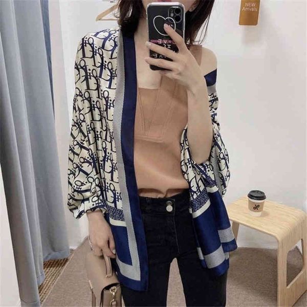70% off design silk scarf women's new sunscreen travel in spring and summer, Black;purple
70% off design silk scarf women's new sunscreen travel in spring and summer, Black;purple
