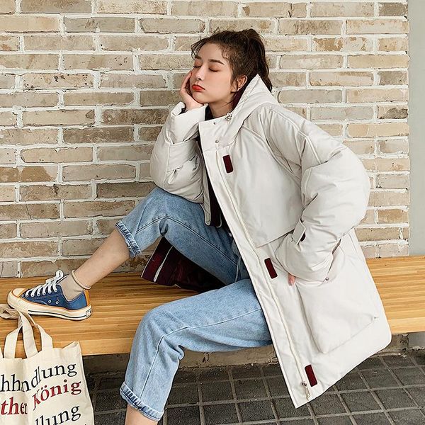 women's trench coats long sleeve warm thicken big pocket loose parkas jacket women 2021 fashion winter hooded medium, Tan;black
women's trench coats long sleeve warm thicken big pocket loose parkas jacket women 2021 fashion winter hooded medium, Tan;black