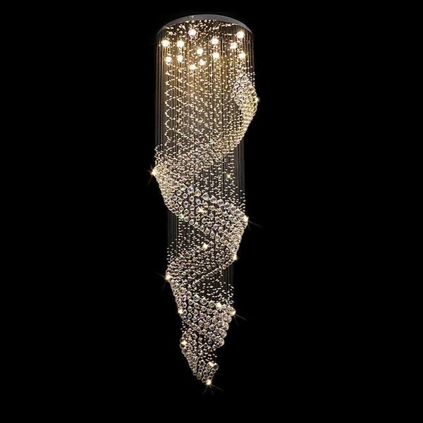 pendant lamps manufacturer wholesale luxury duplex stair lights stainless steel spiral led crystal chandelier
pendant lamps manufacturer wholesale luxury duplex stair lights stainless steel spiral led crystal chandelier