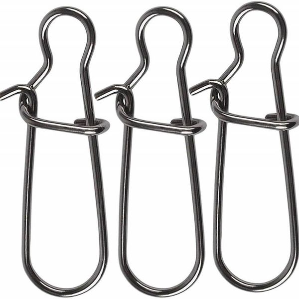 100pcs fishing duo-lock snap stainless steel 26-200lb hooked swivel quick change safe lock gear solid wires hooks
100pcs fishing duo-lock snap stainless steel 26-200lb hooked swivel quick change safe lock gear solid wires hooks