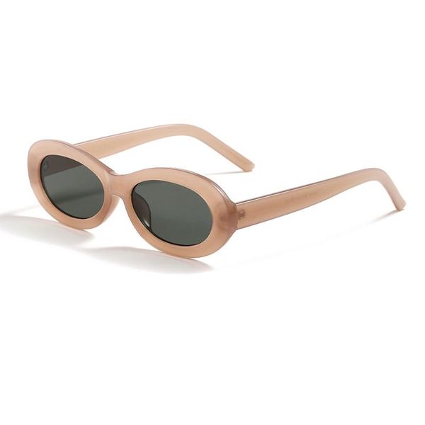 sunglasses classic fashion vintage oval women men 2021 designer travel small frame sun glasses shades uv400, White;black
sunglasses classic fashion vintage oval women men 2021 designer travel small frame sun glasses shades uv400, White;black