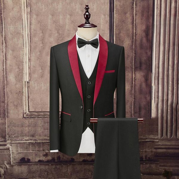 men's suits & blazers blazer set for men wedding slim fit tuxedo elegant male suit three pieces jacket+pants+vest tailor-made homme cos, White;black
men's suits & blazers blazer set for men wedding slim fit tuxedo elegant male suit three pieces jacket+pants+vest tailor-made homme cos, White;black