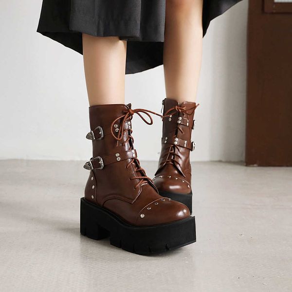 dress shoes women's boots high platform winter wholesale heels for martin flat punk autumn leather motorcycle boat shoes gj1q, Black
dress shoes women's boots high platform winter wholesale heels for martin flat punk autumn leather motorcycle boat shoes gj1q, Black