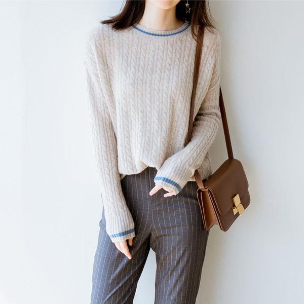 women's sweaters knitted cashmere women sweater twist o-neck long sleeve office lady pullover simple autumn chic trendy elegant pull f, White;black
women's sweaters knitted cashmere women sweater twist o-neck long sleeve office lady pullover simple autumn chic trendy elegant pull f, White;black