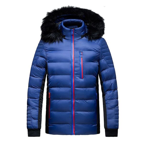 men's down & parkas autumn winter parka jacket men fashion hooded fur collar windbreaker jaqueta masculina coat thick warm outerwear ve, Black
men's down & parkas autumn winter parka jacket men fashion hooded fur collar windbreaker jaqueta masculina coat thick warm outerwear ve, Black