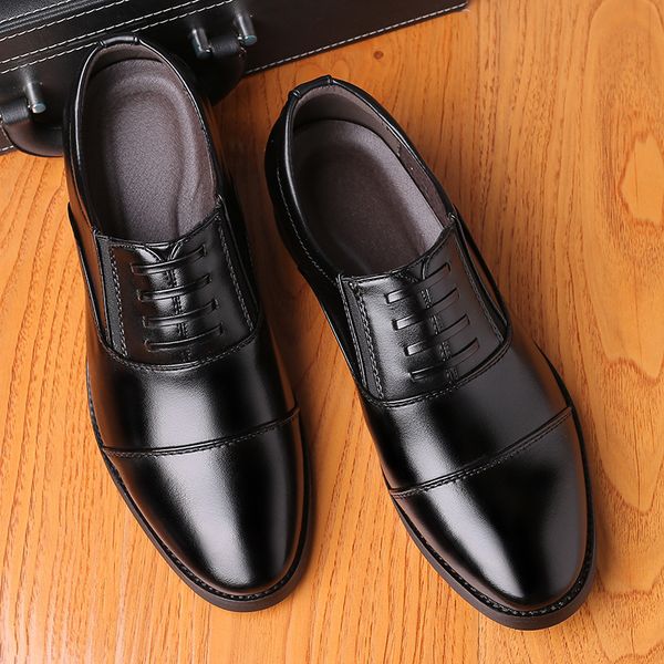 leather shoes men's three joint busins drs black security section head pointed scalp boots triangle
leather shoes men's three joint busins drs black security section head pointed scalp boots triangle