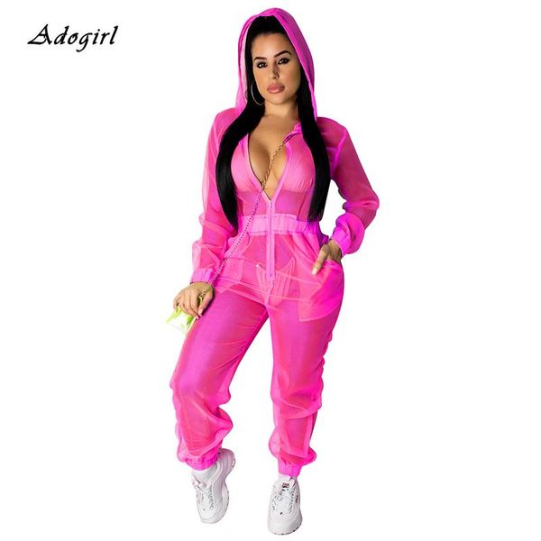 women's jumpsuits & rompers women neon sheer mesh jumpsuit long sleeve hoodie zipper body suit see through club organza bodycon rom, Black;white
women's jumpsuits & rompers women neon sheer mesh jumpsuit long sleeve hoodie zipper body suit see through club organza bodycon rom, Black;white