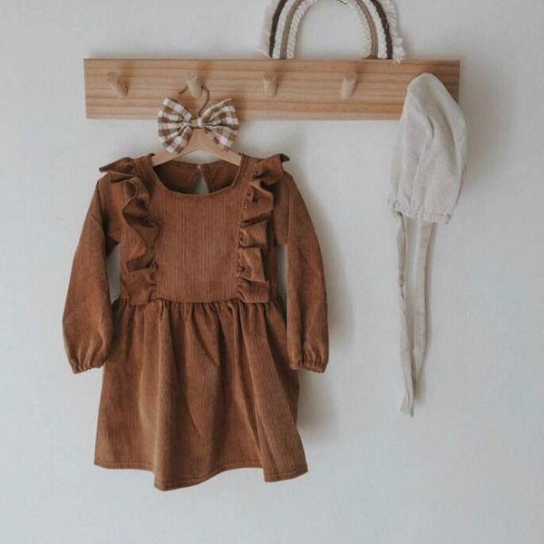 girl's dresses 2021 ins european and american baby autumn dress winter girls corduroy ruched infant cotton cute dress,#5377, Red;yellow
girl's dresses 2021 ins european and american baby autumn dress winter girls corduroy ruched infant cotton cute dress,#5377, Red;yellow
