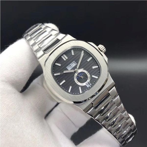 wristwatches hoge kwaliteit 10-kleur horloges 5726 automatische mechanische mannen horloge de maanfase 24h rvs alle functies 40.5mm, Slivery;brown
wristwatches hoge kwaliteit 10-kleur horloges 5726 automatische mechanische mannen horloge de maanfase 24h rvs alle functies 40.5mm, Slivery;brown