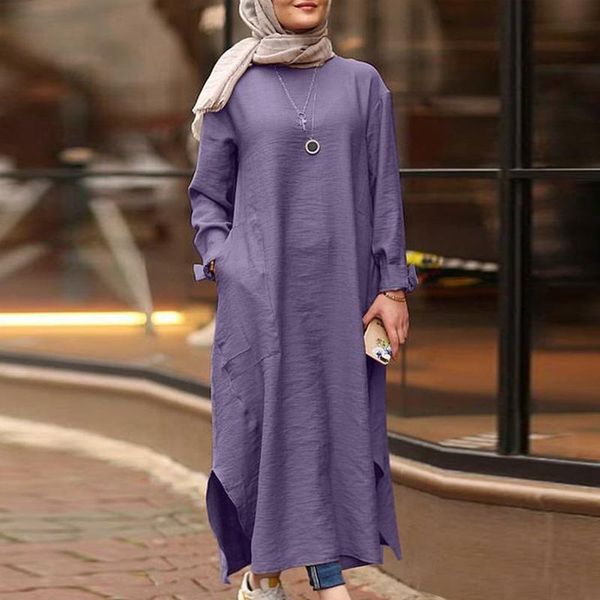 women long dress 2021 spring autumn fashion sleeve o-neck lady solid color ankle loose plus size s-5xl casual dresses, Black;gray
women long dress 2021 spring autumn fashion sleeve o-neck lady solid color ankle loose plus size s-5xl casual dresses, Black;gray