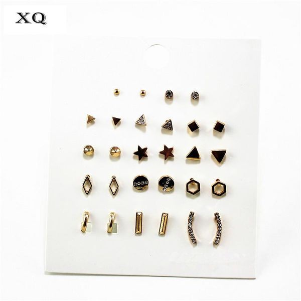 stud xq simple mixed suit combination earrings triangle round geometry for women men and girls jewelry christmas gift accessories, Golden;silver
stud xq simple mixed suit combination earrings triangle round geometry for women men and girls jewelry christmas gift accessories, Golden;silver