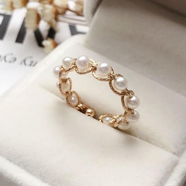 cluster rings natural freshwater pearl gold jewelry 3mm knuckle mujer boho bague femme minimalism anelli ring for women, Golden;silver
cluster rings natural freshwater pearl gold jewelry 3mm knuckle mujer boho bague femme minimalism anelli ring for women, Golden;silver
