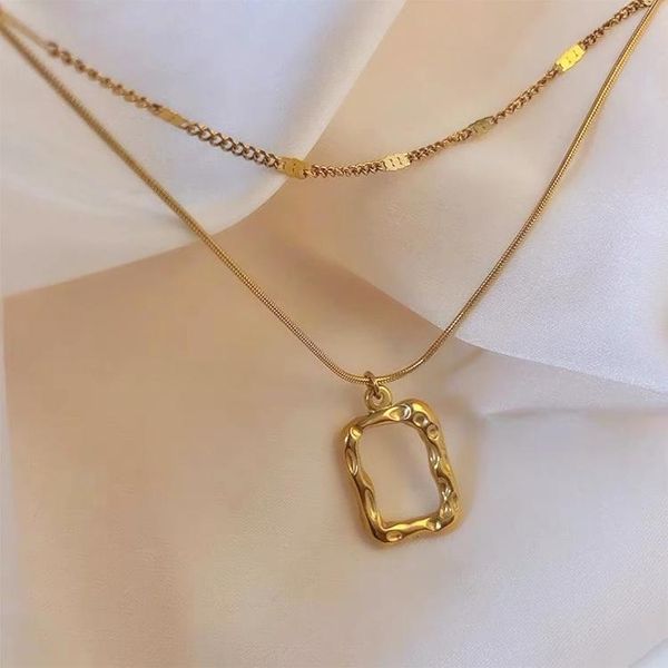 autumn winter sweater chain elegant double layer retro square hollow out pendant necklace for women jewelry necklaces, Silver
autumn winter sweater chain elegant double layer retro square hollow out pendant necklace for women jewelry necklaces, Silver