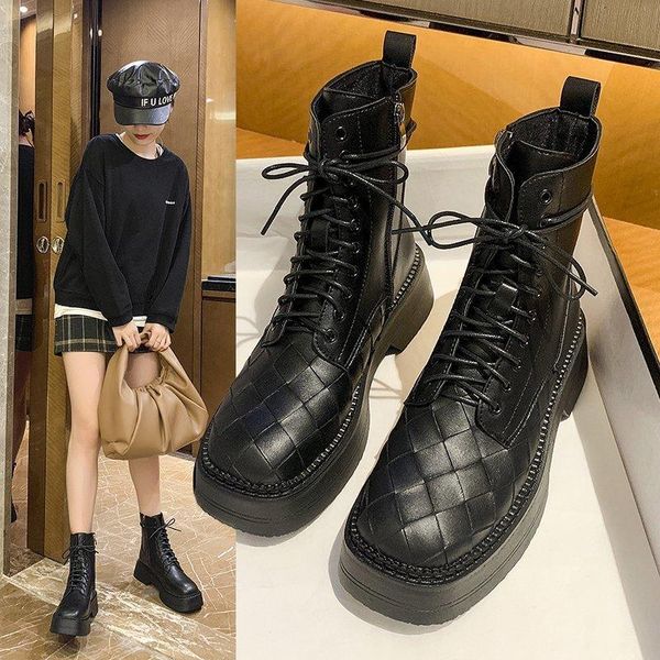 boots women's fall 2021 british college style fashion is thinthick bottom and velvet trend thick heel net red short, Black
boots women's fall 2021 british college style fashion is thinthick bottom and velvet trend thick heel net red short, Black