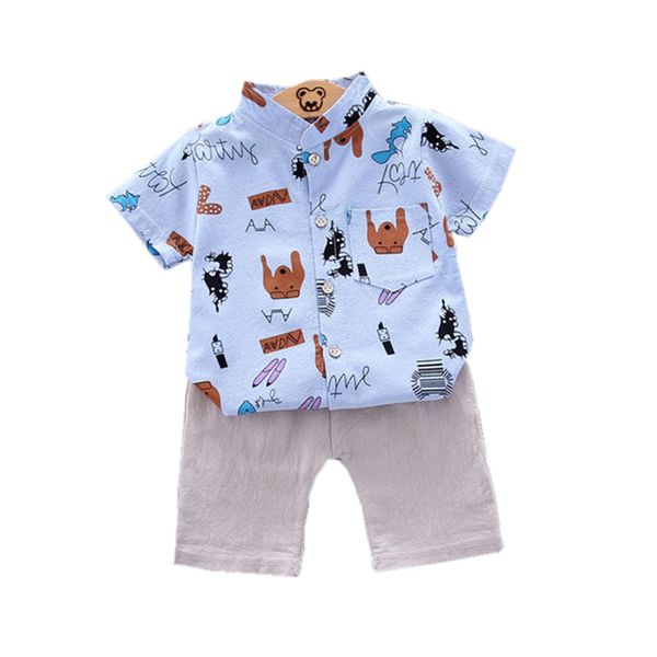 2021 new childrens clothing summer clothes boy sets baby cartoon short-sleeved t-shirt + shorts kids suit, White
2021 new childrens clothing summer clothes boy sets baby cartoon short-sleeved t-shirt + shorts kids suit, White