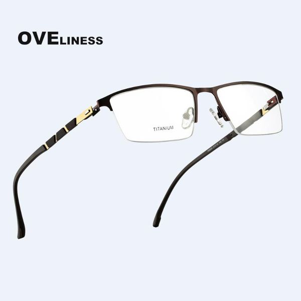 fashion sunglasses frames men's eyeglasses optical glasses frame men prescription eye 2021 titanium alloy half metal myopia eyewear, Black
fashion sunglasses frames men's eyeglasses optical glasses frame men prescription eye 2021 titanium alloy half metal myopia eyewear, Black