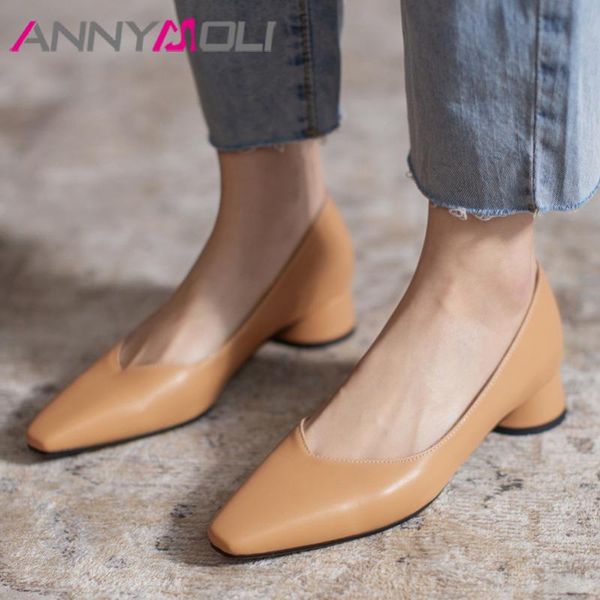 dress shoes annymoli women pumps mid heel slip on square toe chunky heels ladies shallow footwear female black spring size 33-46
dress shoes annymoli women pumps mid heel slip on square toe chunky heels ladies shallow footwear female black spring size 33-46