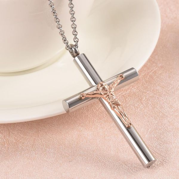 pendant necklaces ijd9877 arrive high polished 316l stainless steel jesus cross memorial urn jewelry mens keepsake cremation necklace, Silver
pendant necklaces ijd9877 arrive high polished 316l stainless steel jesus cross memorial urn jewelry mens keepsake cremation necklace, Silver