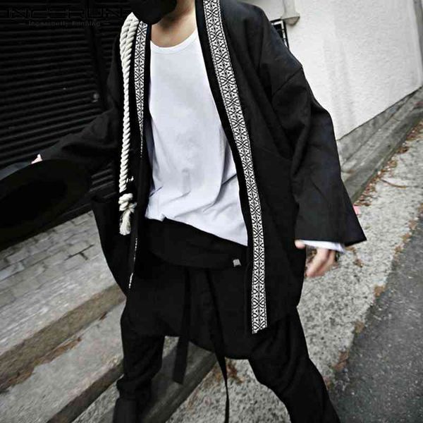 incerun-cardigan men's vintage cardigan, retail windbreaker, sved street cloth, casual coat, long skirt, s-5xl, 2021, Tan;black
incerun-cardigan men's vintage cardigan, retail windbreaker, sved street cloth, casual coat, long skirt, s-5xl, 2021, Tan;black