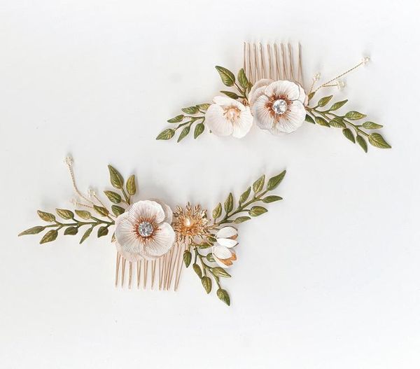 hair clips & barrettes wedding accessories flower leaf combs pins crystal zircon headpieces headdress for party brides hairpins bridal jewel, Golden;silver
hair clips & barrettes wedding accessories flower leaf combs pins crystal zircon headpieces headdress for party brides hairpins bridal jewel, Golden;silver