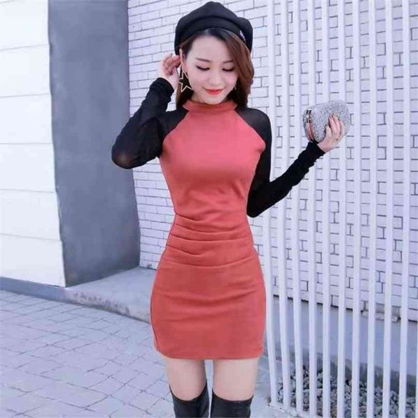 fall winter knitting korean ladies long sleeve tight office mini party dress for women china clothing 210602, Black;gray
fall winter knitting korean ladies long sleeve tight office mini party dress for women china clothing 210602, Black;gray