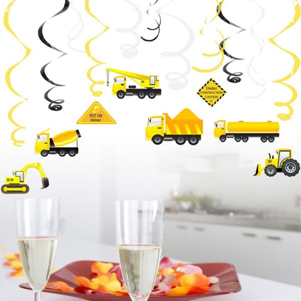 candle holders 24pcs construction truck theme swirl hanging ornament dangling spirals pvc pendants party decoration for kids (a+b)
candle holders 24pcs construction truck theme swirl hanging ornament dangling spirals pvc pendants party decoration for kids (a+b)