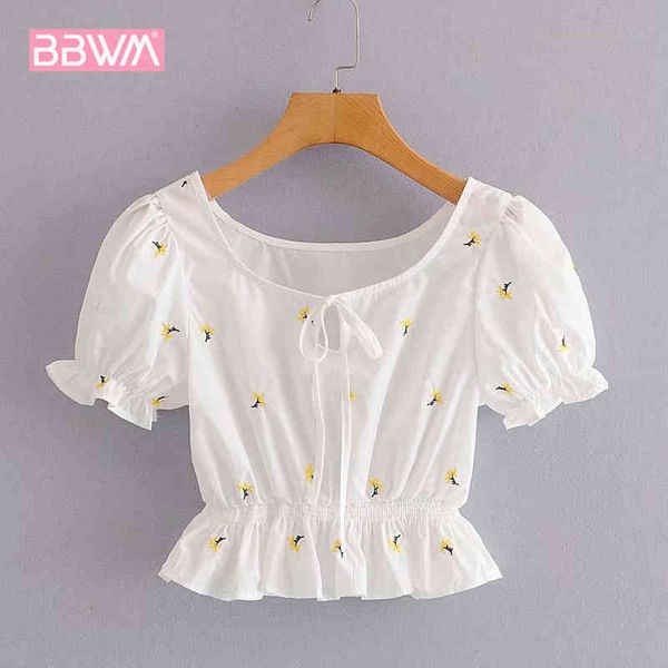 women's slim all-match french retro square collar puff sleeve embroidered shirt harajuku fresh female 210507, White
women's slim all-match french retro square collar puff sleeve embroidered shirt harajuku fresh female 210507, White