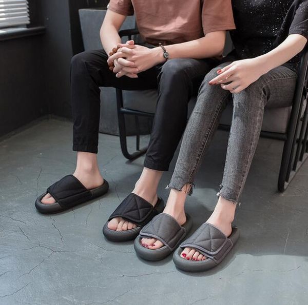 women casual versatile home durable sandals/flip flop spring/summer candy color flat canvas outdoor beach slippers, Black
women casual versatile home durable sandals/flip flop spring/summer candy color flat canvas outdoor beach slippers, Black