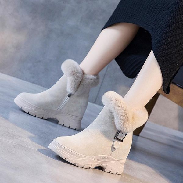 boots winter shoes 2021 warm fur women snow genuine leather ankle for woman hidden heel shoe boot, Black
boots winter shoes 2021 warm fur women snow genuine leather ankle for woman hidden heel shoe boot, Black