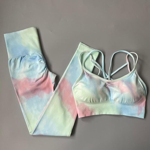 yoga outfit 2pcs seamless women dyeing set workout sportswear gym fitness clothing sports bra high waist leggings suits2021
yoga outfit 2pcs seamless women dyeing set workout sportswear gym fitness clothing sports bra high waist leggings suits2021