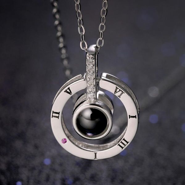 pendant necklaces s925 sterling s-ilver love memory necklace 100 languages i you crystal couple, Silver
pendant necklaces s925 sterling s-ilver love memory necklace 100 languages i you crystal couple, Silver