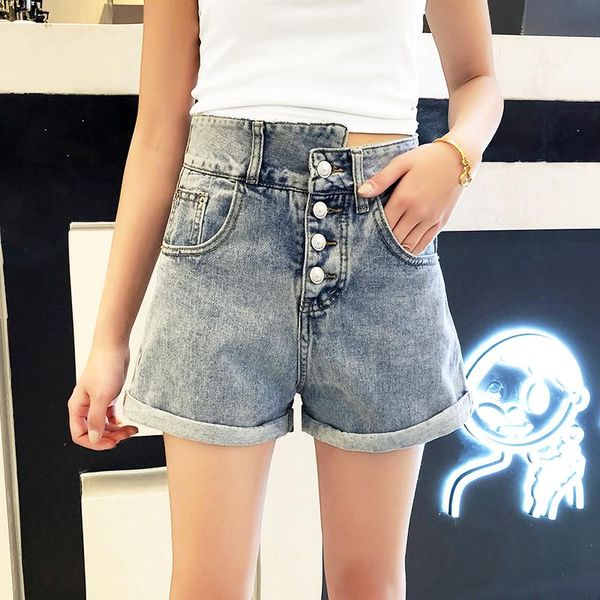 denim shorts for women 2021 summer vintage irregular loose high waist single-breasted pants women's jeans, Blue
denim shorts for women 2021 summer vintage irregular loose high waist single-breasted pants women's jeans, Blue