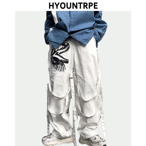 mens high street harajuku printed cargo pants with bind belts wide legs casual zipper loose trousers hip hop streetwear joggers men's, Black
mens high street harajuku printed cargo pants with bind belts wide legs casual zipper loose trousers hip hop streetwear joggers men's, Black
