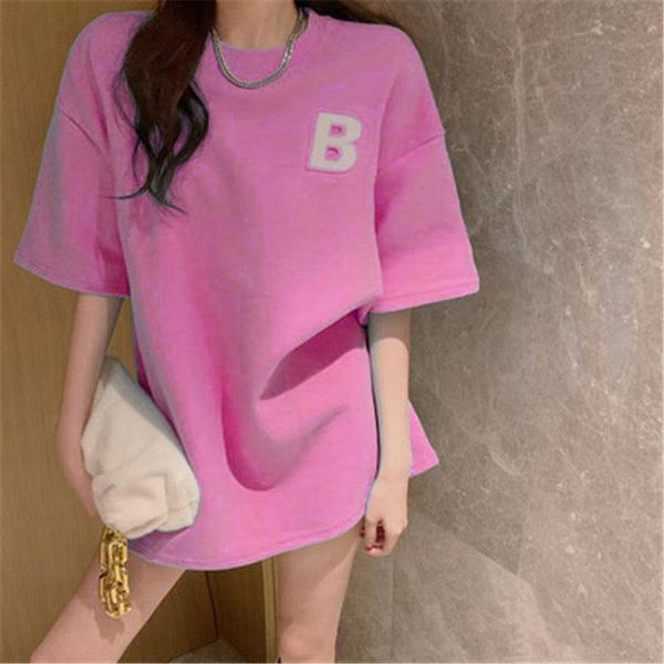 women's short sleeve medium length t-shirt, spring base, White
women's short sleeve medium length t-shirt, spring base, White