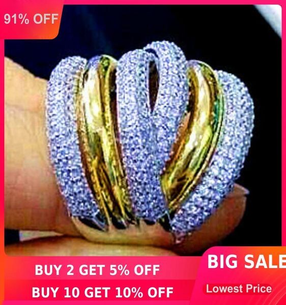 wedding rings choucong eternity 236pcs stone 5a zircon 14kt white&yellow gold filled women engagement band ring sz 5-11, Slivery;golden
wedding rings choucong eternity 236pcs stone 5a zircon 14kt white&yellow gold filled women engagement band ring sz 5-11, Slivery;golden