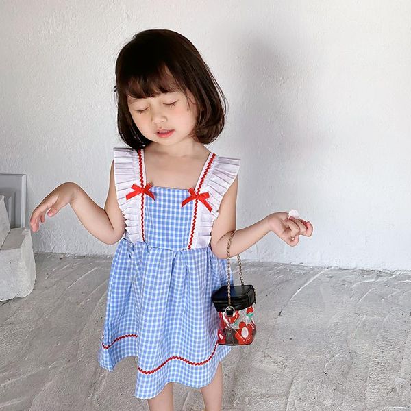 girl's dresses 1-7t toddler kid baby girl dress summer ruffles bow sleeveless plaid sundress elegant cute sweet party princess, Red;yellow
girl's dresses 1-7t toddler kid baby girl dress summer ruffles bow sleeveless plaid sundress elegant cute sweet party princess, Red;yellow