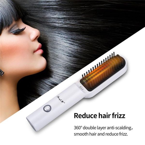 electric hair brushes ckeyin usb wireless straightening brush comb dual-purpose ceramic straightener portable hairdryer smoothing brush45
electric hair brushes ckeyin usb wireless straightening brush comb dual-purpose ceramic straightener portable hairdryer smoothing brush45