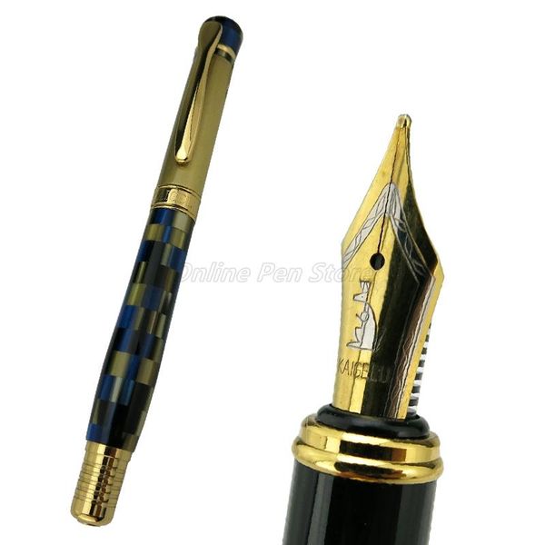 kaigelu 336 metal and celluloid resin blue marble fountain pen 22kgp medium nib professional stationery writing gift pens
kaigelu 336 metal and celluloid resin blue marble fountain pen 22kgp medium nib professional stationery writing gift pens