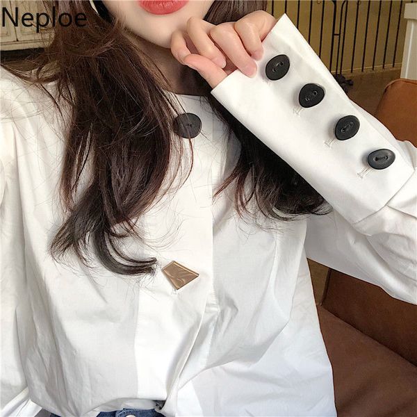 neploe single breasted women blouses sweet o neck long sleeve ladies shirts solid drawstring female spring 2021 49697, White
neploe single breasted women blouses sweet o neck long sleeve ladies shirts solid drawstring female spring 2021 49697, White
