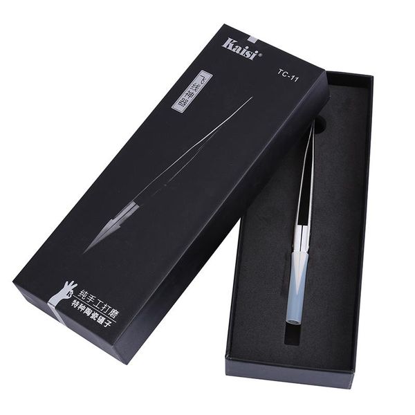 cell phone repairing tools kaisi precision ceramic tweezers fingerprint jump line pinzas pincet repair clip 0.01mm
cell phone repairing tools kaisi precision ceramic tweezers fingerprint jump line pinzas pincet repair clip 0.01mm