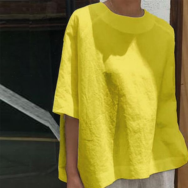 o neck casual half sleeve women shirt solid cotton tunic plus size summer blouse vintag, White
o neck casual half sleeve women shirt solid cotton tunic plus size summer blouse vintag, White